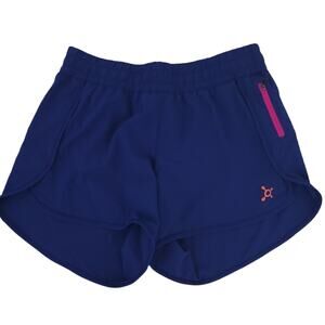 Orange Theory Lined Athletic Shorts Medium Navy Blue, Thick Waistband, Workout